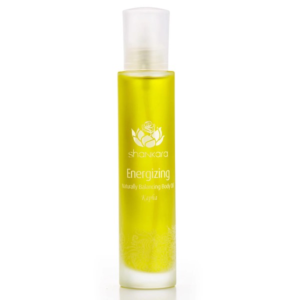 Shankara Energizing Body Oil for All Skin Types with Almond, Hazelnut and Juniper Berry – Perfect Moisturizing Body Oil Shimmer for Stress Relief, Detoxification and Rejuvenation (100 ml/1 bottle)