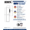Kenco Premium 2" X 11" High Performance Gloss Poly Roll-Fed