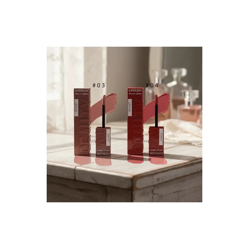 Set 6 Labiales Líquidos Color Cobertura Total Tonos Intensos