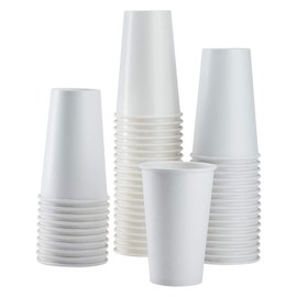 Karat C-KCP16W 16 oz Paper Cold Cup (90mm Diameter), White (Pack of 1000)