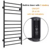 JSLOVE Towel Warmer Wall Mounted Heated Towel Racks with Built-in