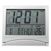 Digital Alarm Clock, Folding Alarm Clock with Calendar/Temperature/Timer LCD Clock