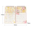 CL95671 Mon 2025 Calendar Desktop 2 Months Close Pin