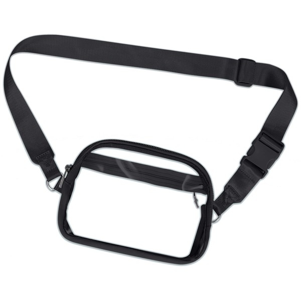 INTINI Clear Fanny Pack for Stadium Events – Small, Plus