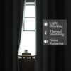 Estelar Textiler Thermal Insulated Blackout Curtains 96 Inches Long, Ombre