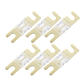 X AUTOHAUX 6pcs 80A AFS Mini ANL Fuse for Car Truck Motorcycle Boat Audio CDs
