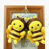 Toyvian Bee Plush Key Chain Plush Bee Stuffed Animal Key
