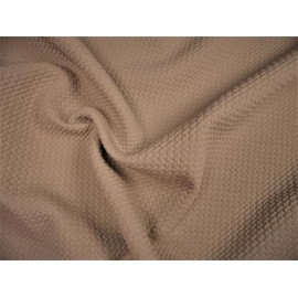 Bullet Textured Liverpool Fabric 4 Way Stretch Taupe X33