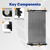Aluminum Radiator Compatible with 07-12 Caliber 08-14 Avenger,2951