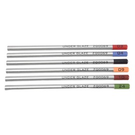 AILIMIAO Pack of 6 Underglaze Pens for Ceramic for Decorating Melted Glass and Underglaze Ceramic