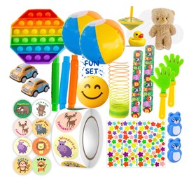 Potty Training Rewards - Potty Training Rewards Toys Prizes Treats for Boys Toddlers, Treasure Box Rewards, Potty Sticker Chart, 250 Potty Motivational Stickers, Potty Rewards Set