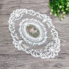 CENPEK 2PCS Retro Lace Placemats Crochet Doilies Table Placemats Handmade