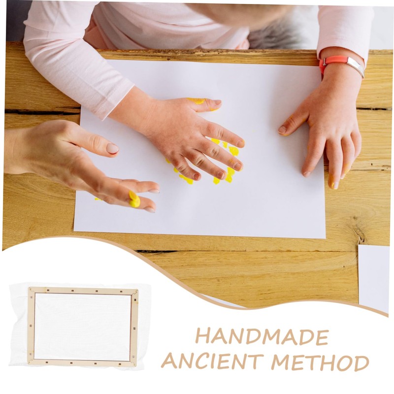 jojofuny DIY Paper Making Kit Frame with Mesh Screen for