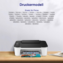 VVQV PG-545XL PG-545 XL Replacement for Canon 545 Printer Cartridges for Canon PG 545 Black for Canon Pixma MX495 TR4550 TS3350 TS3150 TR4551 MG2550s MG2555s TS3151 MG3050 MG2950 TS205(205,2-pack)