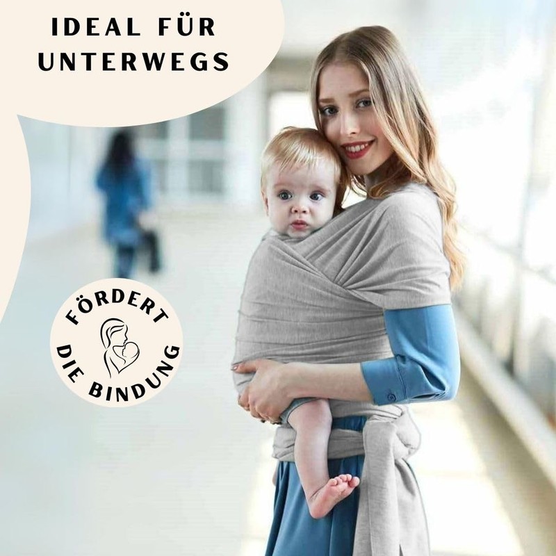 bebebou Sling Wrap for Newborns and Babies (3.5 kg to