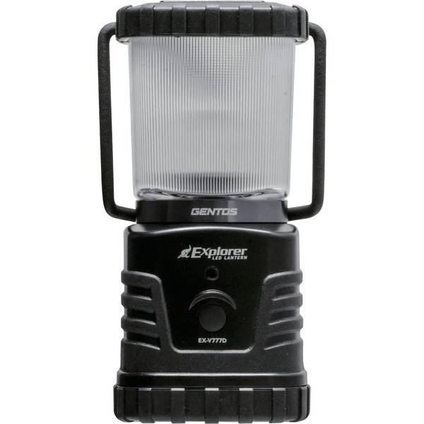 GENTOS EX-V777D Explorer LED Lantern, Brightness: 360 Lumens, Practical Lighting for 27 - 78 Hours, Splash-Proof, Disaster Preparation for Blackouts, Compliant with ANSI Standards