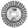 Weiler 13131 Stringer Bead Knot Wire Wheel, 4" Diameter x