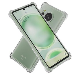 HY+ AQUOS SENSE8 Case, Clear, TPU, Shockproof, US Military MIL Standard, Drop Prevention, Air Pocket, Strap Hole, Compatible with SH-54D/SHG11/SH-M26 Transparent Cover