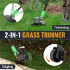 WORKPROX 20V Cordless String Trimmer/Edger 9500RPM 12" Cut 4A Battery