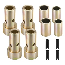 CZC AUTO 2 Pairs of Cat 1 Quick Hitch Adapter Bushings Kit, Fit for Category 1 3-Point Hitch Tractors