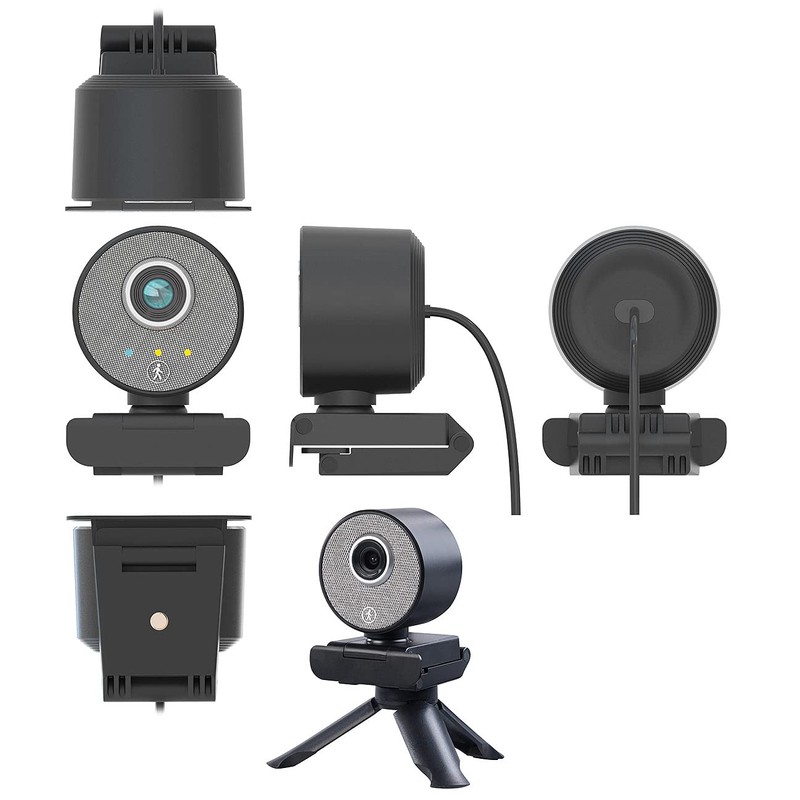 Somikon Laptop Camera: Car Tracking USB Webcam with Full HD,