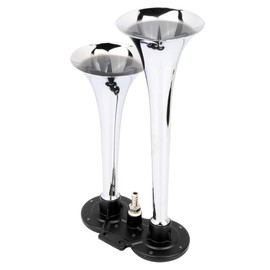 Ineedup Car Air Horn Dual Trumpet Horn 12V 150dB with Compressor for Trucks Lorrys Trains Boats Cars