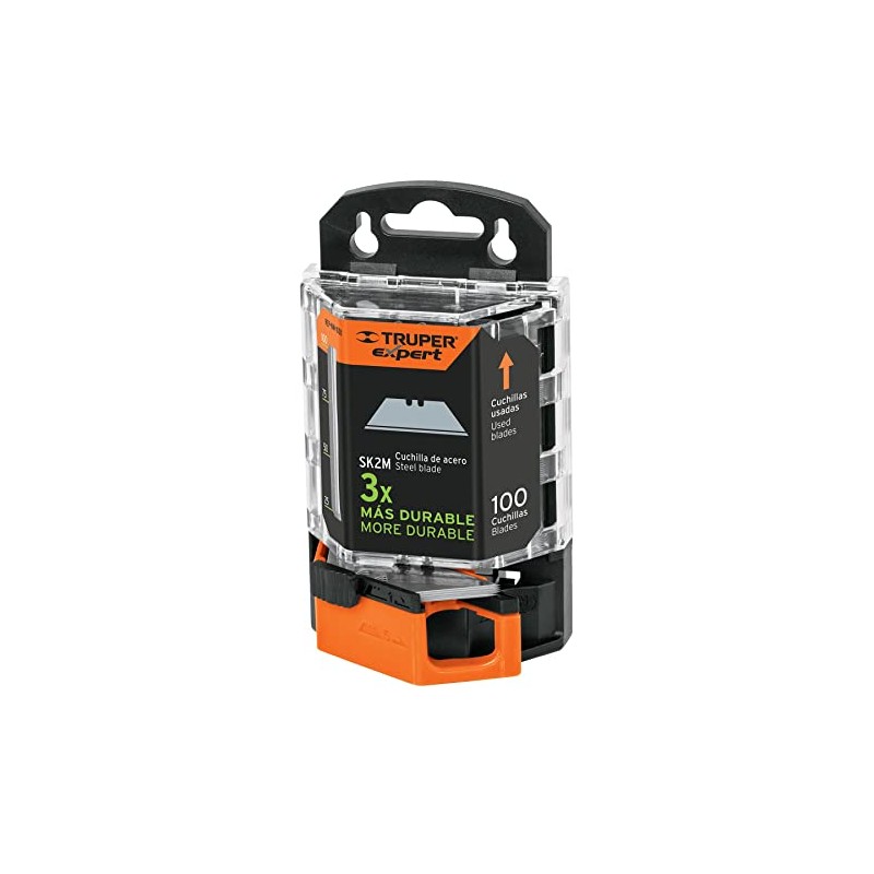 Truper Expert REP-NM-100X, Dispensador con 100 cuchillas para NV-7X y