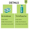4you Design Set Lunch Box & Drinking Bottle, Unicorn with