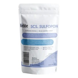 Scs Granular Sodium Coco S Tensoactivo Natural del coco Agente limpiador y espumante en Shampoo Solido Hebbe Cosmetics  Ludika 500g                   