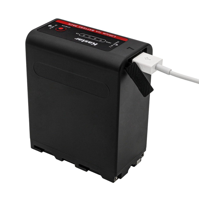 Kastar 3-Pack NP-F990EXP Battery and CH04 Dual Fast Charger Compatible