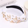 PHALIN Bow Headband for Women Gold Butterfly Bow Knot Headbands