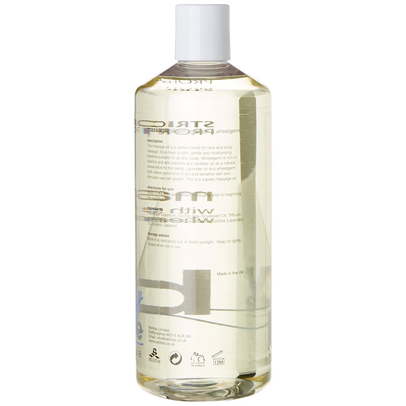 Strictly Professional Massage Oil with Soya Bean and Wheatgerm 500