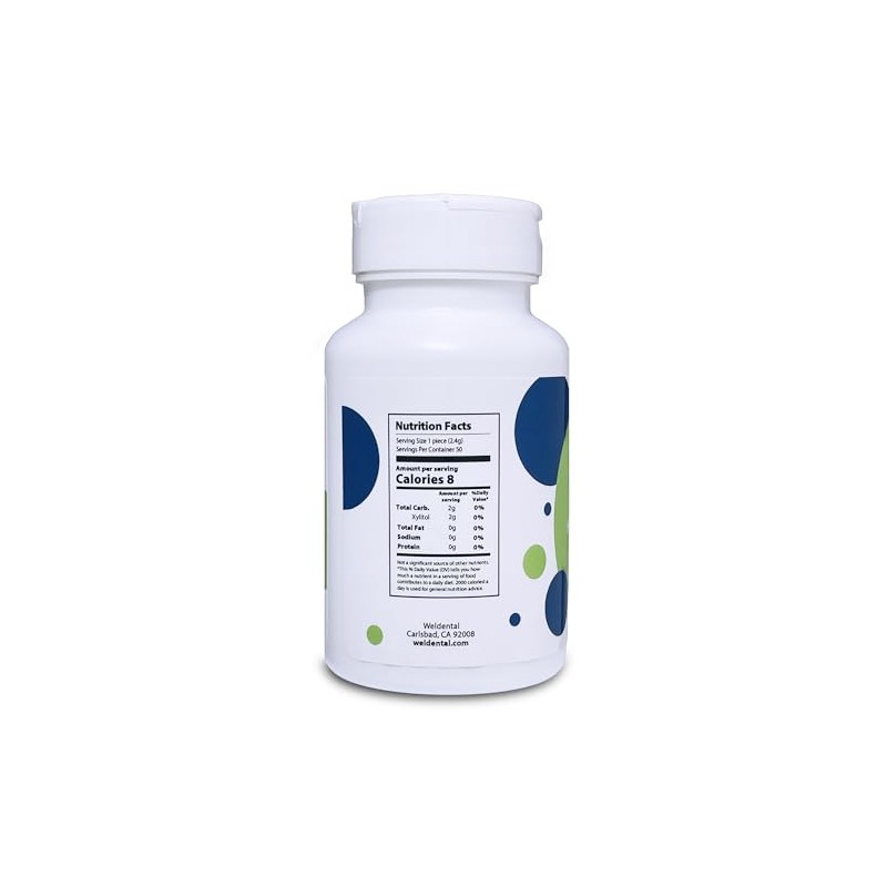 Weldental Micro Hydroxyapatite Gum with Xylitol Peppermint 50 count