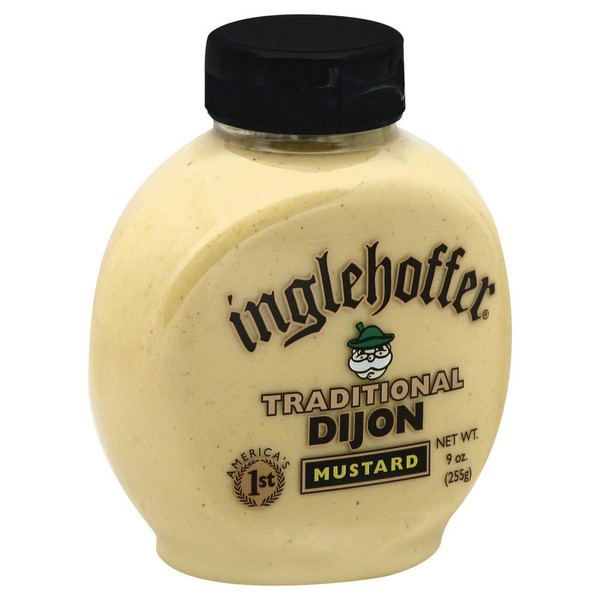 Inglehoffer Traditional Dijon Mustard, 9 Ounce Squeeze Bottle
