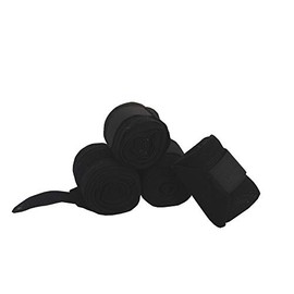 Rhinegold Knitted Travel/Stable Bandages- Black