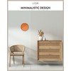 LUUK LIFESTYLE Silent quartz wall clock, modern and minimalist design,