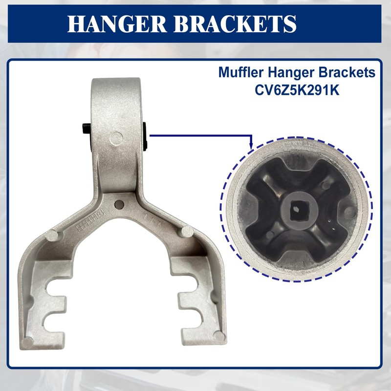 Tailpipe Exhaust Hanger Brackets Sets Fit for Ford Escape 2013
