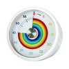 Keduzer Visual Timer, Kitchen Timer Rainbow Disk 60 Minute Countdown