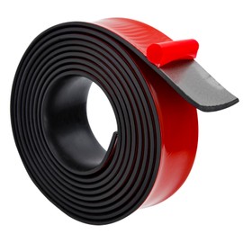 Heonay Self Adhesive Rubber Strips, Solid Neoprene Rubber Strips Rolls with Adhesive Backing, Self Stick Rubber Gasket Pads for DIY, Seals, 1" Wide x 1/8" Thick x 120" Long