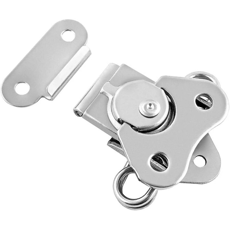 QWORK 4 Pack Heavy Duty Stainless Steel Clamp Vise High