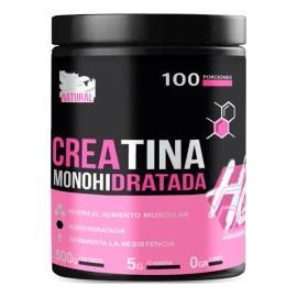 Creatina Monohidratada De 500g Heragen 100 Servis En Polvo                                                                                            