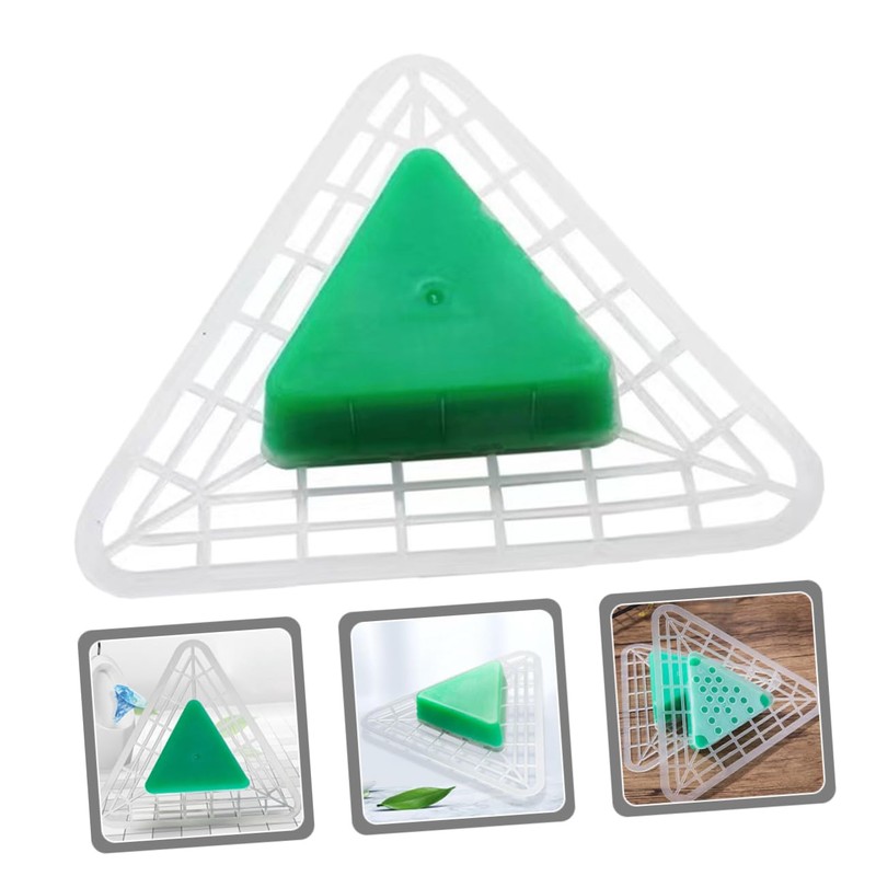 TEHAUX Urinal Screen Deodorizer Triangle Splash Bathroom Freshener for Toilets
