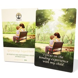 fynlore New Mom Affirmation Cards. 20 Postpartum Affirmation Cards with Related Illustrations. Postpartum Essentials as New Mom Gifts for Women After Birth. Perfect Baby Shower Gifts for Mom to Be