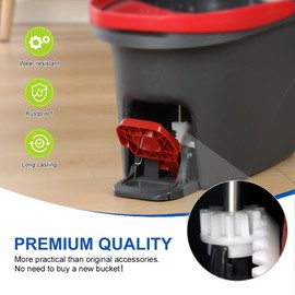 LANMU Spin Mop Bucket Bearing Replacement Compatible with Ocedar, Vileda and More Rotation Mop, 2 Pack Replacement One Way Clutch, Universal Pedal Broom Spin Bucket Gear Sprockets Repair Parts