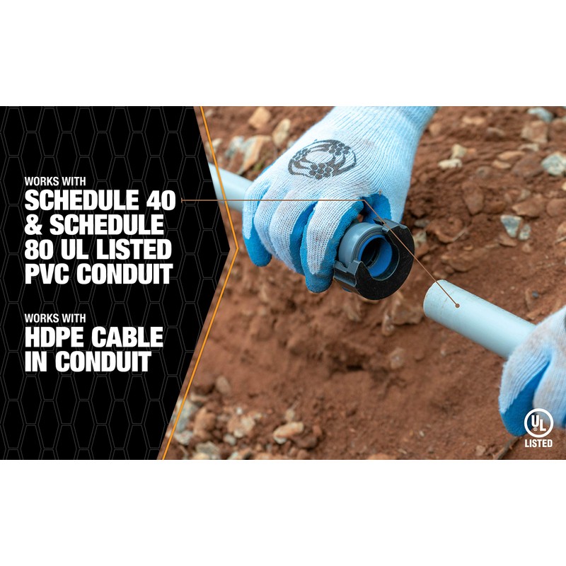 SIMPush 1" PVC-CIC Push Install Coupling