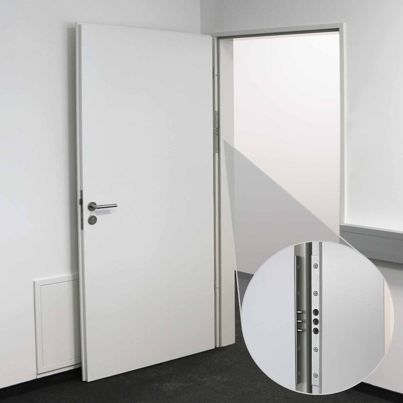 Basi® 2 Bändersic HERUNG Cord Door Lock Loose Security HINGE-SIDE