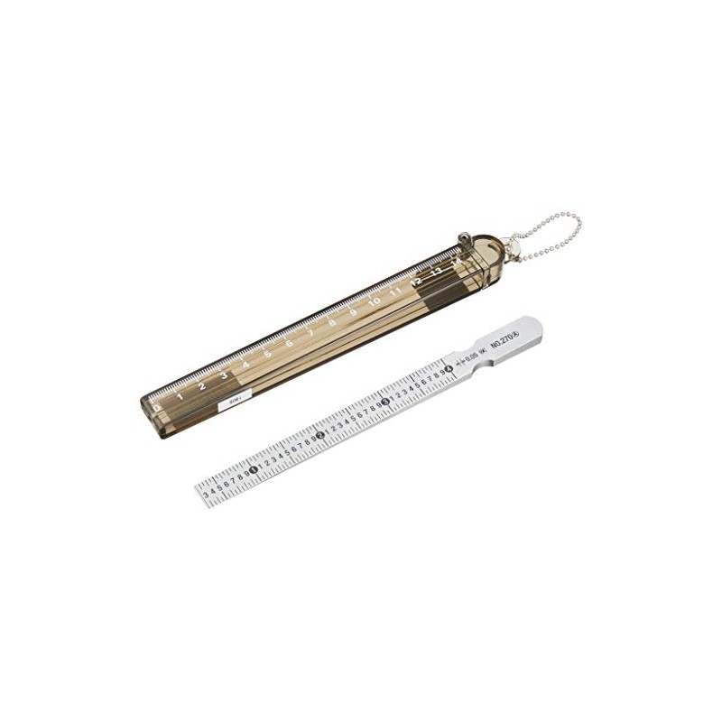 TRUSCO Tapered Gauge for Pipe Thickness Measurement Range: 0.3 -