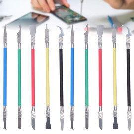 gostcai 2 Sets 5-in-1 IC Chip Repair Thin Blade Tool, CPU NAND Remover, BGA Maintenance Meter, CPU Glue Removal Tool, Motherboard/Hardware/Precise Instrument Repair. (Colour)