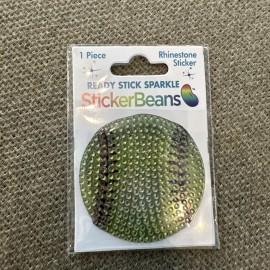 StickerBeans NEW StickerBeans Softball 2” Sticker