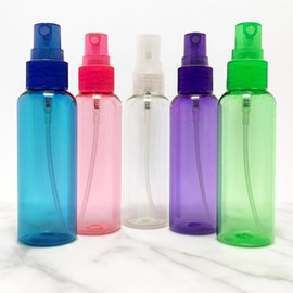 Travel Spray Bottle Set 6 – Mini Dispensers for Body Oil, Hairspray, Coffee Bean Sprayer, Packing Hacks & Travel Accessories – Fingertip Spray, 2 fl oz, TSA Approved